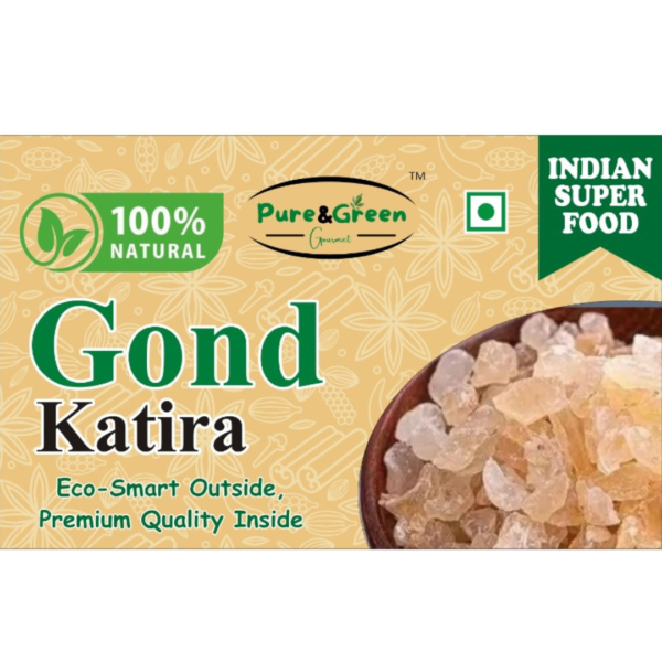 Pure&Green Gourmet's Gond Katira Pure (Edible Gum) - 200 grams | Tragacanth Gum | High Cooling Properties Herbal Food | Super Food - Image 6