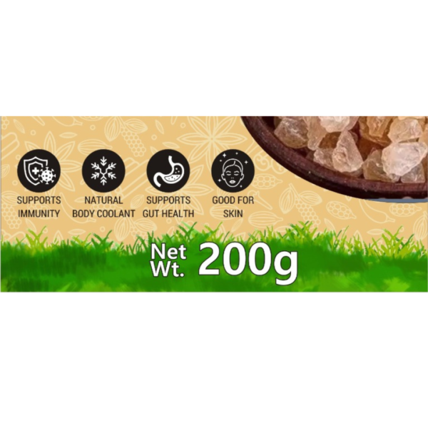 Pure&Green Gourmet's Gond Katira Pure (Edible Gum) - 200 grams | Tragacanth Gum | High Cooling Properties Herbal Food | Super Food - Image 7