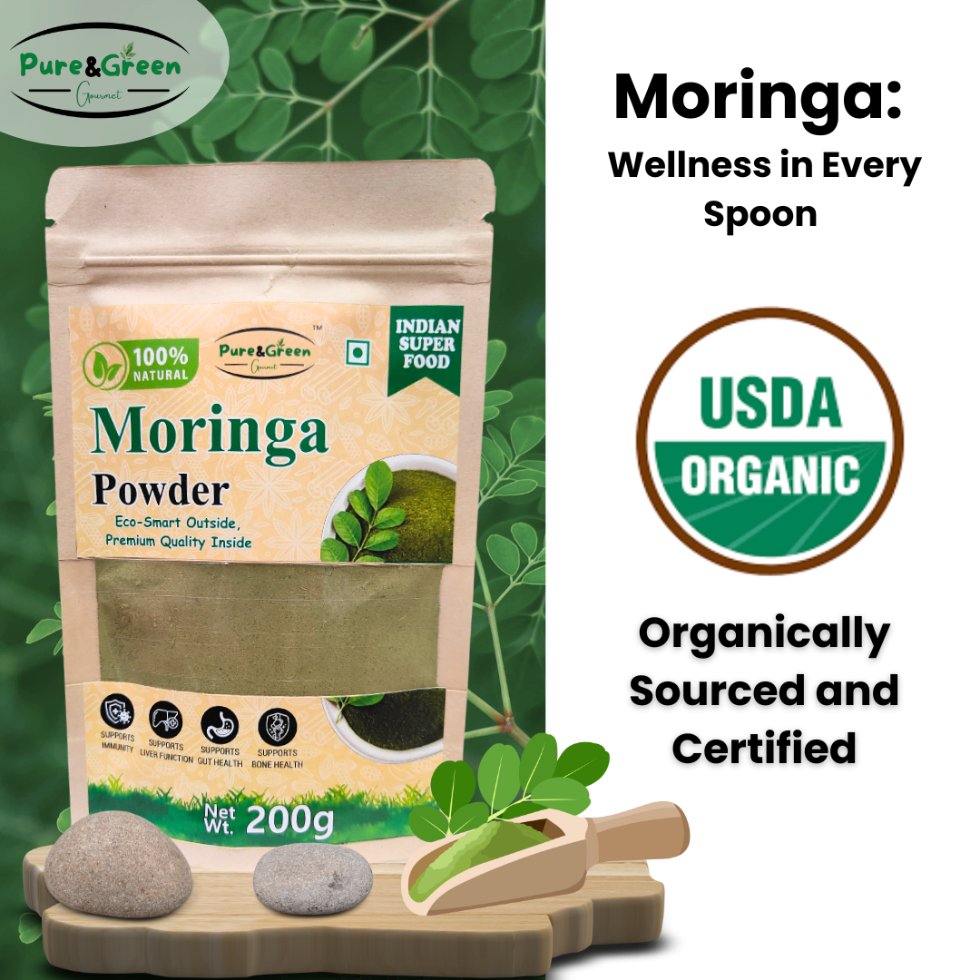 100% Organic Moringa Powder